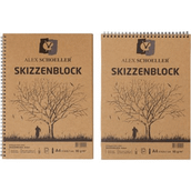 Alex Schoeller A4 90 GR 60 Yaprak Kraft Spiralli Eskiz Blok