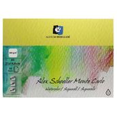 Alex Schoeller ALX-0234 Monte Carlo Blok 300 gr 10 Yaprak A5 Sulu Boya Defteri