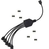 Alfais 4377 RGB Şerit 4 Pin Led Çoklayıcı Splitter