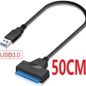 Alfais 4706 50 cm USB 3.0 Harddisk Kablosu