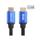 Alfais 5092 UHD 0.5 m 8K Ultra Hd 2.1V 48GBPS Altın Kaplama HDMI Kablo