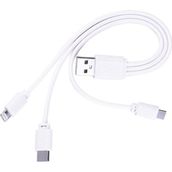 Alfais 5103 Micro USB Type C Lightning Usb Data Şarj Kablosu