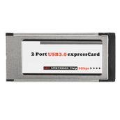 Alfais 5120 2 Port USB 3.0 34 mm Express Cardpus Pcmcia Adaptör Kartı