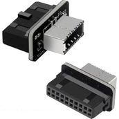 Alfais 5209 Type-E to USB 3.0 19 PIN Anakart Dişi Erkek Çevirici Dönüştürücü Adaptör