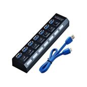 Alfais 5258 7 Port USB 3.0 2.0 HUB Anahtarlı Çoklayıcı Çoğaltıcı Switch