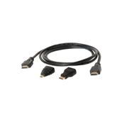 Alfais AL-4699 1.5 m HDMI Kablo + Mini Micro Uç Çevirici