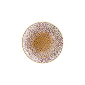 Alhambra Burgundy Gourmet 17CM 12 Adet Porselen Düz Tabak Bordo