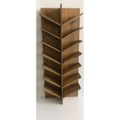 Alindi 14 Basamaklı Dikey Masif Panel Ayakkabılık - Ahşap