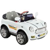 Aliş Turbo Coupe Mini Cooper Model 12 V Beyaz Uzaktan Kumandalı Akülü Araba