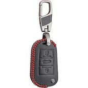 Alisveristime (Citroen C4 Cactus,C5,C3,C6,C8,Picasso Uyumlu) Deri Anahtar Kılıfı