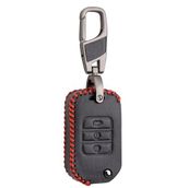 Alisveristime (Honda Civic, Accord, HR-V, CR-V ile Uymlu) Deri Anahtar Kılıfı