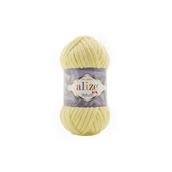 Alize 013 Açık Sarı 100 gr Velluto El Örgü İpi