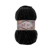 Alize 060 Siyah Softy Plus El Örgü İpi