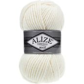 Alize 62 Açık Krem 5'li Süperlana Maxi El Örgü İpi