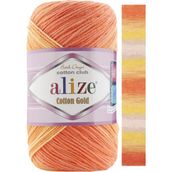 Alize 7687 Cotton Gold Batik 100 gr El Örgü İpi