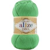 Alize 778 Bahar Yeşili Diva Merserize 5 Adet El Örgü İpi