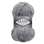 Alize 801 Jaspe Gri Dişi Superlana Maxi El Örgü İpi