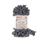 Alize Puffy 87 5 Adet Koyu Gri El Örgü İpi