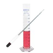 Alkolmetre Üç Skalalı Hidrometre + Plastik Mezür (500 mL)