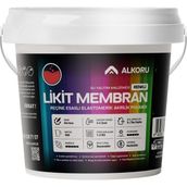 Alkoru 1 kg Kırmızı Likit Membran Renkli Reçine Esaslı Sıvı Su Yalıtım Malzemesi