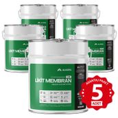 Alkoru Lite Likit Membran Kauçuk ve Elyaf Katkılı 5x15 kg Sıvı Su Yalıtım Malzemesi