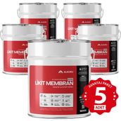 Alkoru Süper Likit Membran Kauçuk ve Elyaf Katkılı 5x15 kg Sıvı Su Yalıtım Malzemesi