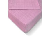 Alla Turca 100x200 cm Pembe Ranforce Lastikli Çarşaf Seti