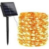 Alles 10 mt Güneş Enerjili Solar Peri Led Işık Dekoratif Bahçe Kamp Aydınlatma