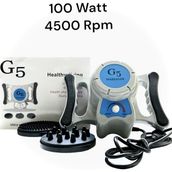 Allians G5 Portatif Masaj Cihazı, 100W, 4500 Devir, 3 Başlıklı, Kullanışlı ve Hafif - Cappuccino