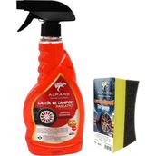 Alpars Araba Lastik Parlatici Tampon Parlatici 500Ml + Lastik Sungeri 2Li Set