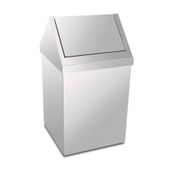 Alper Banyo 3800-345 Krom Çatı Kapaklı Çöp Kovası