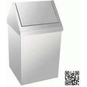 Alper Banyo 3800-380 Krom Çatı Kapaklı Çöp Kovası