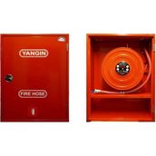 Alperen Öztürk 1" Dik Kapaklı Saç Kapak 25 mt Hortumlu 0.90 mm Yangın Dolabı Tse' Li Sıva Altı