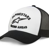 Alpinestars Erkek Triple Trucker Şapka Beyzbol Şapkası, Beyaz/siyah/beyaz., Tek Beden