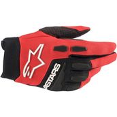 Alpinestars Full Bore Korumalı Kros Motosiklet Eldiveni Kırmızı / Siyah