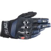 Alpinestars Halo LT Korumalı Motosiklet Eldiveni Mavi Siyah
