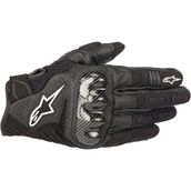 Alpinestars Smx-1 Air V2 Korumalı Motosiklet Eldiveni Siyah