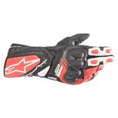 Alpinestars SP-8 V3 Motosiklet Eldiveni Siyah/Beyaz/Kırmızı L
