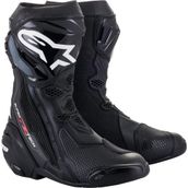 Alpinestars Supertech R Korumalı Spor Motosiklet Botu Siyah