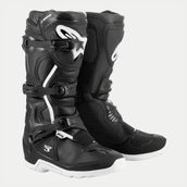 Alpinestars Tech-3 Enduro WP Siyah Beyaz Korumalı Motosiklet Botu Su Geçirmez ve Dayanıklı - 45,5