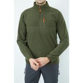 Alpinist Gamma Siyah Yarım Fermuarlı Erkek Polar