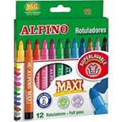 Alpino 12'li Maxi Jumbo Keçeli Boya Kalemi