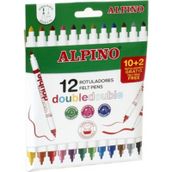 Alpino AR-002013 Çift Taraflı 12 Renk Keçeli Kalem