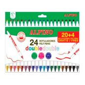 Alpino Double 24'lü Çift Taraflı Keçeli Kalem