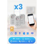 Alpsmart AS816 EU 3 lü Set Wifi Akıllı Priz Uzaktan Kontrollü Tuya Destekli 16A - 3 Adet