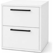 Alteks Dekor Modern Mdf Lam Komodin, Dayanıklı Gövde, Şık Tasarım, Uzun Ömürlü Kullanım, Modern Komidin - Beyaz