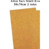 Altin Sari Gold Simli Eva 50X70 Cm 2 Adet Simli Eva Sungeri Okul Kres Anasinifi Elisi Etkinlikleri