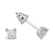 Altınbaş P372254 0.36 Karat Pırlanta Tektaş Küpe