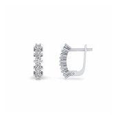 Altınbaş P556727 0.90 Karat Pırlanta Baget Küpe