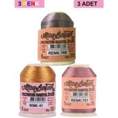 Altınbaşak Royaleks No: 041-701-769 3 Adet 20 gr Oya ve Dantel İpi
